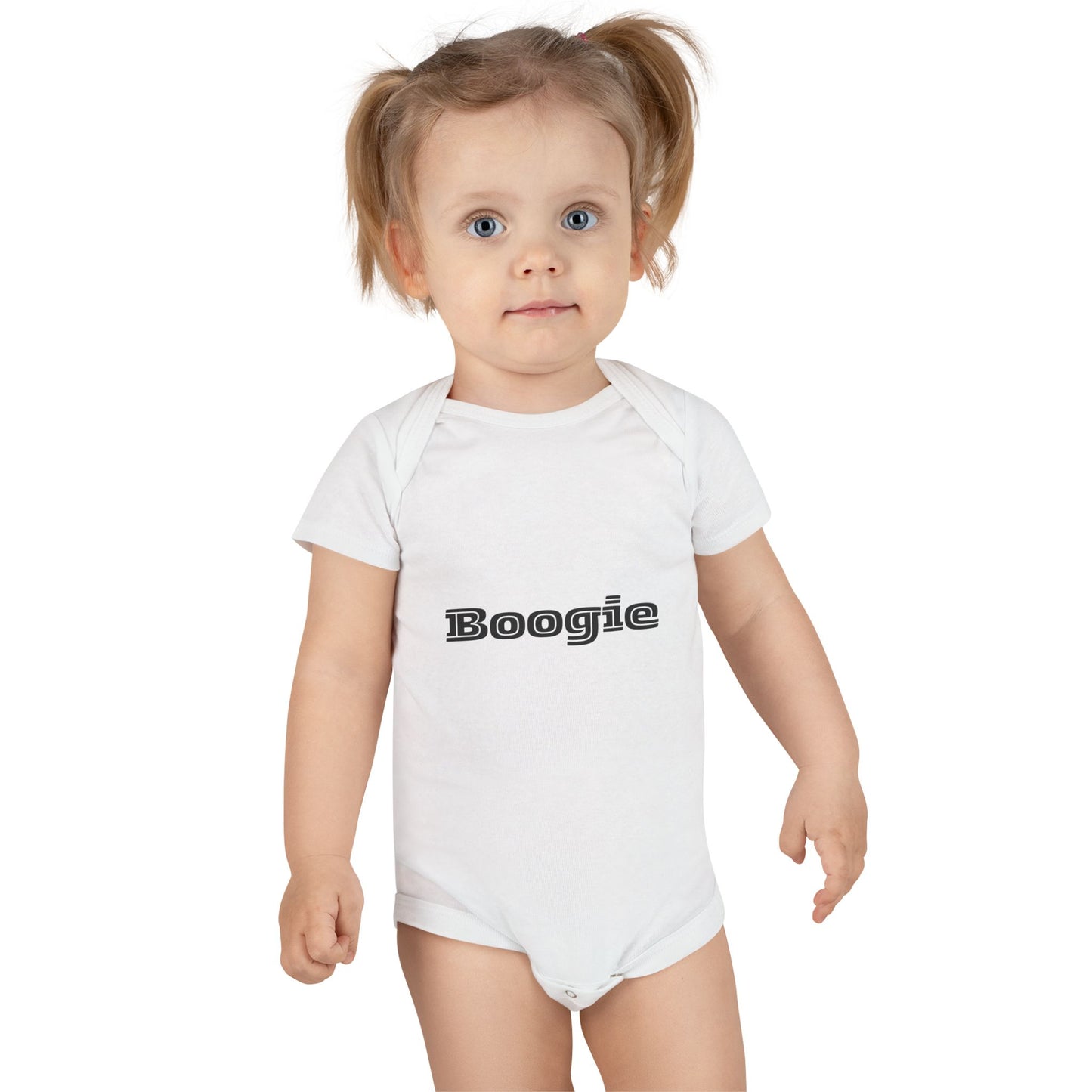 Boogie Onesie® Organic Baby Bodysuit, 100 percent cotton, gender neutral, gift boys girls birthday baby shower Christmas Mothers Fathers Day