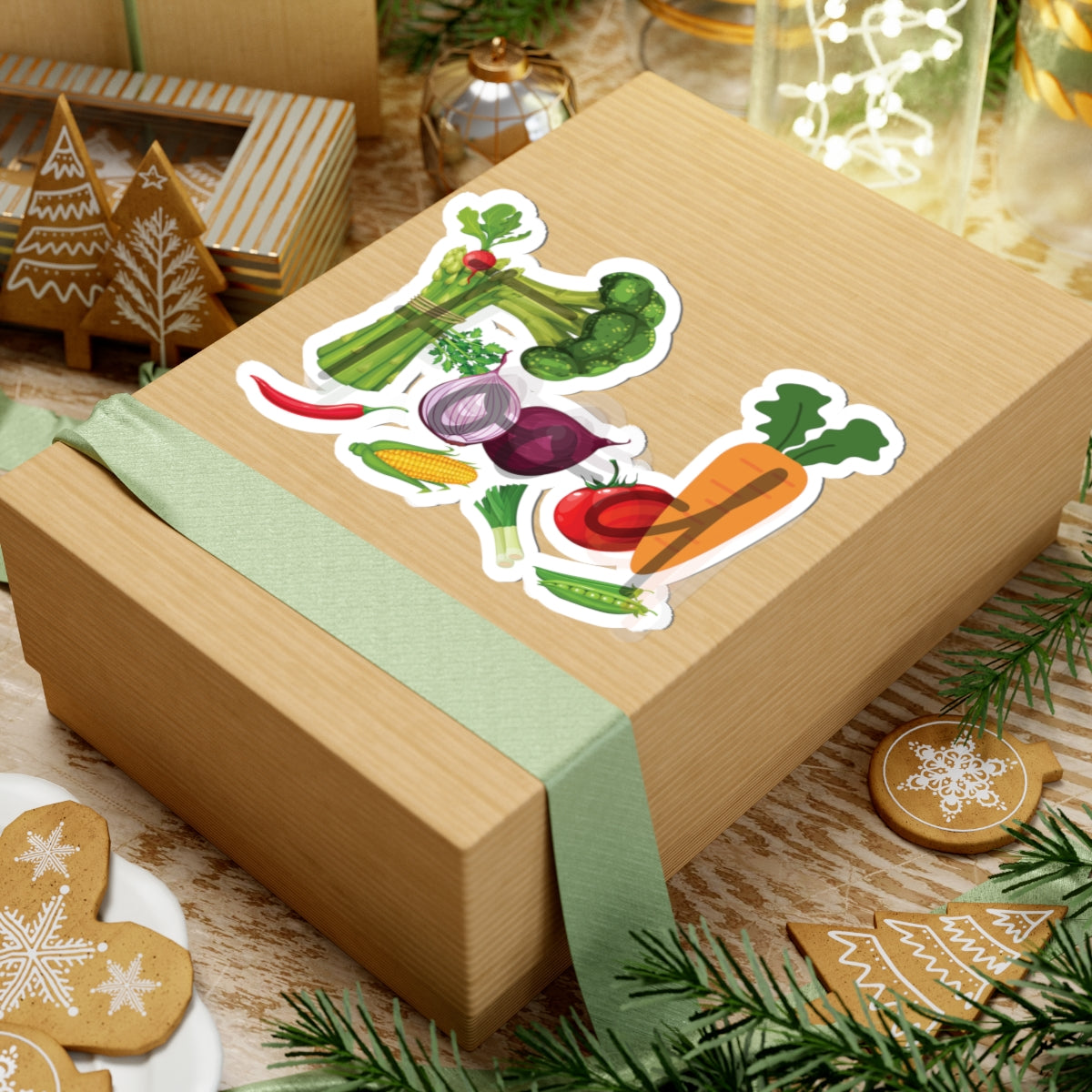 Vegetable Food Kiss-Cut Stickers, Plant Lover Gift, Notebook Decoration, Laptop Decal, Planner Accessories, Scrapbooking Supplies