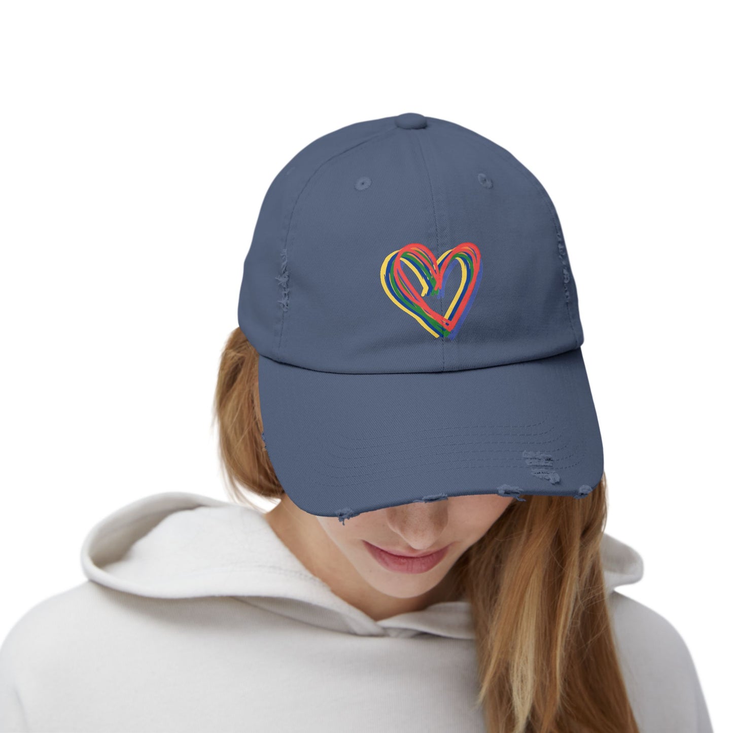 Rainbow Hearts Cap