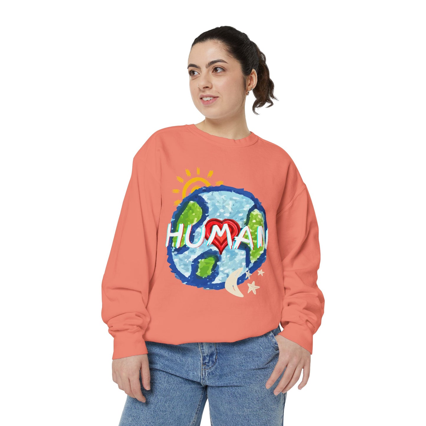 Human World Graphic Unisex Sweatshirt