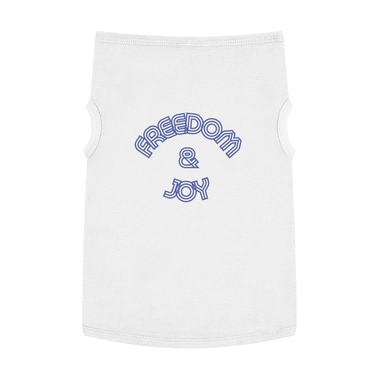 Freedom & Joy Pet Tank Top, love, happy, America, dog clothes, gifts, pet fashions, furry friends, cotton, dog shirts, cat shirts