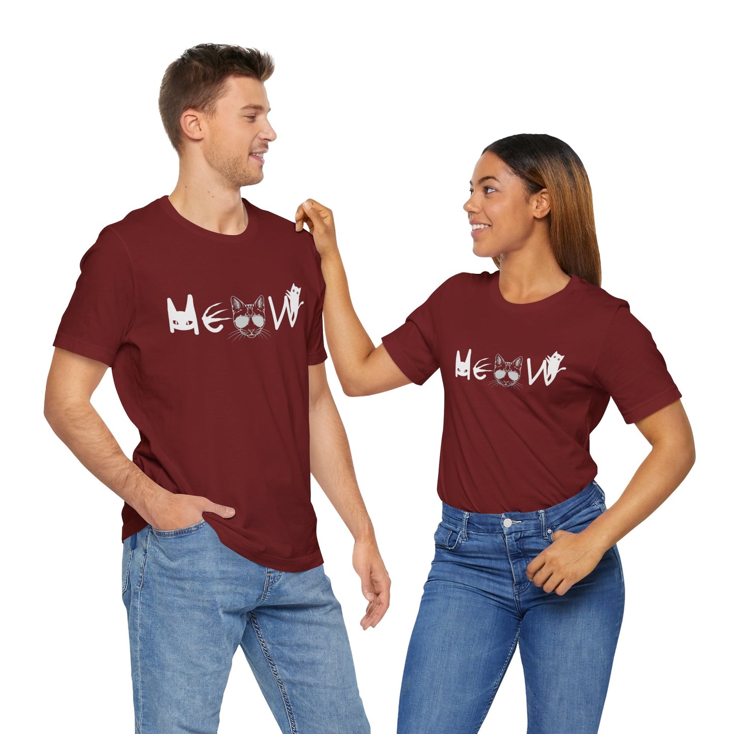 Meow Unisex Tee - Cats, Sassy, Fun Shirt for Halloween or Election Gift