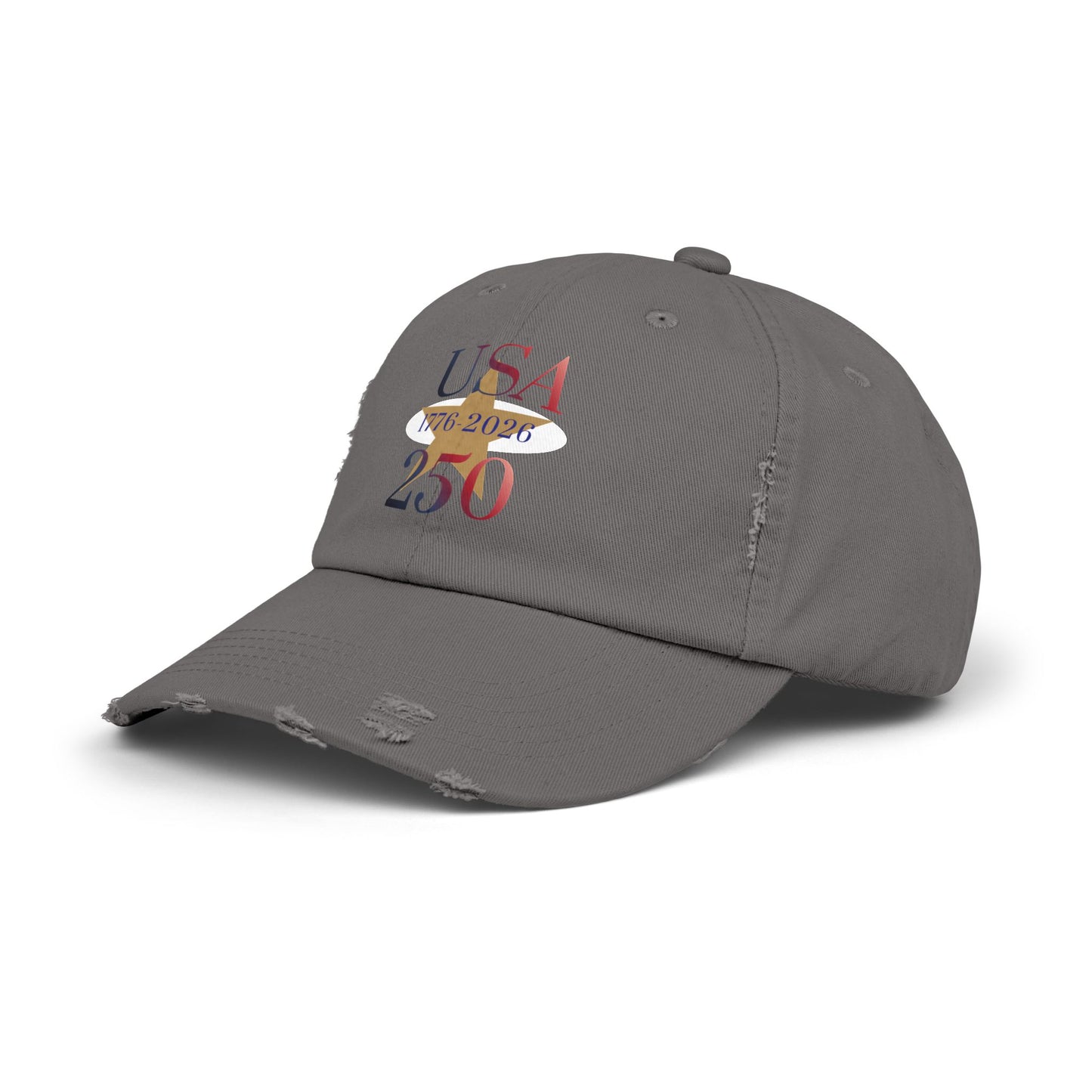 USA 250th Anniversary 1776 Distressed Cap