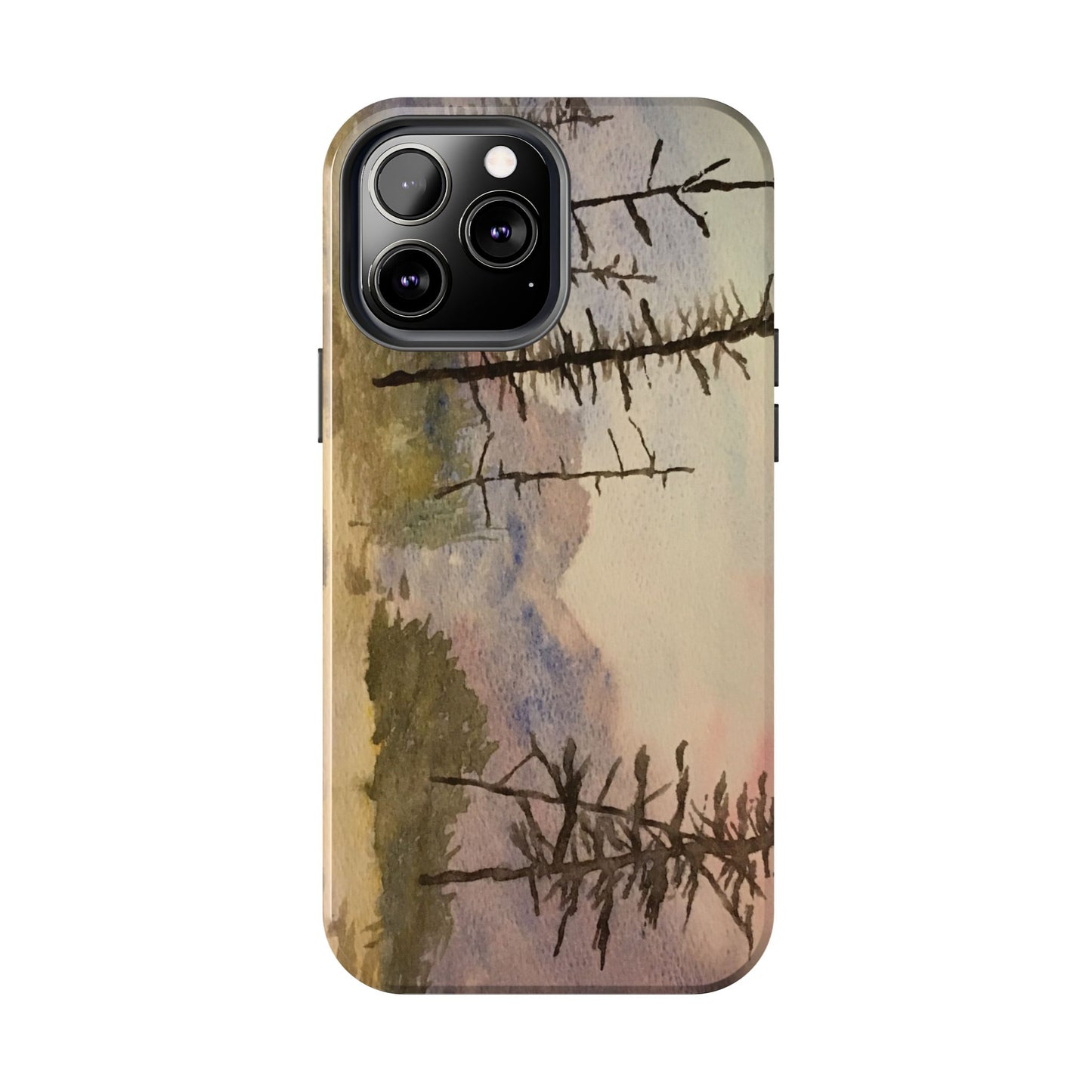 Glacier National Park After Fire Tough Phone Cases, iPhone & Samsung cases, wireless charging, mountains, nature, original artwork, gifts