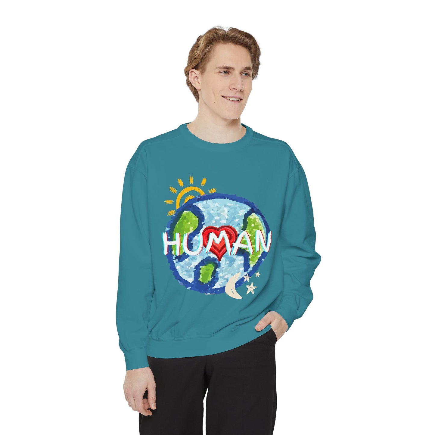 Human World Graphic Unisex Sweatshirt