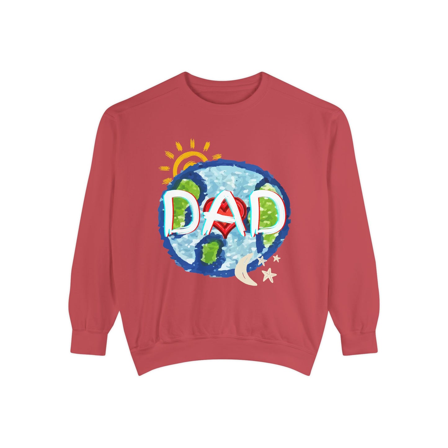 Dad's World Graphic Unisex Sweatshirt for Father's Day