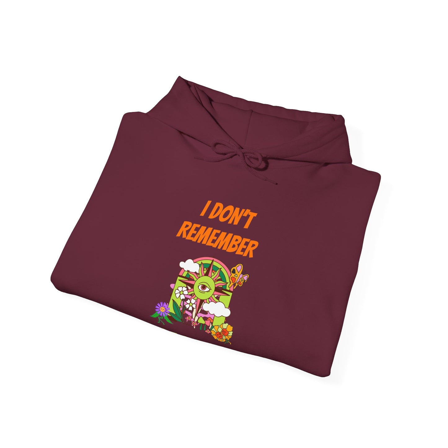 I Dont Remember Spacing Out Unisex Heavy Blend™ Hooded Sweatshirt, funny shirts, hoodies, gifts for friends, gender neutral, graphic art
