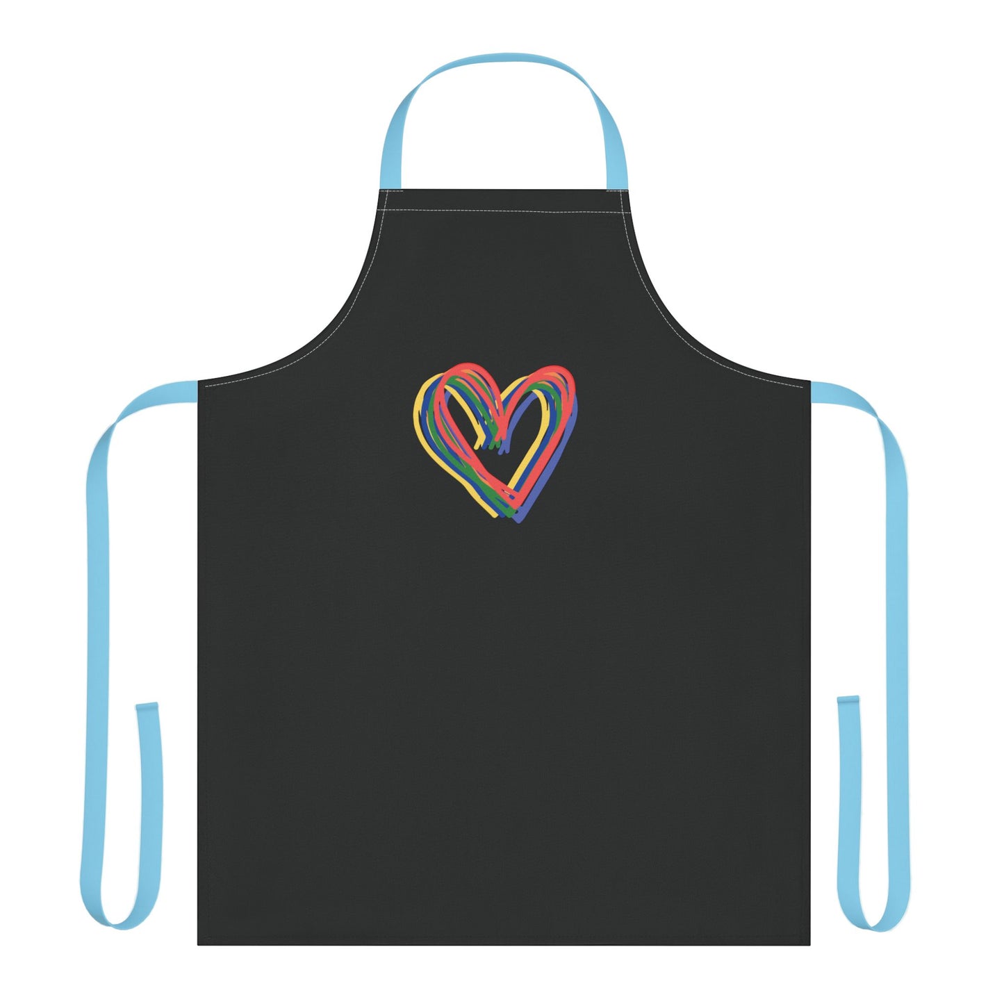 Rainbow Hearts Apron