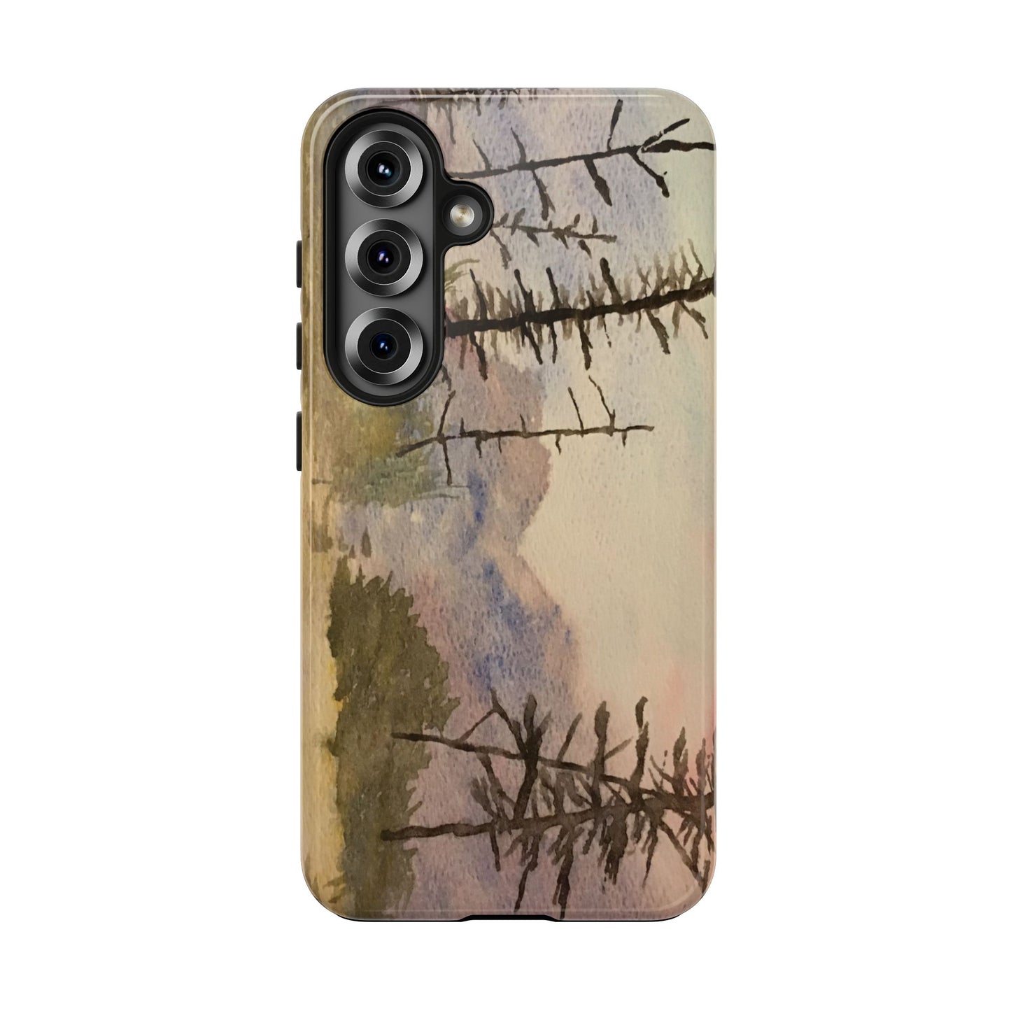 Glacier National Park After Fire Tough Phone Cases, iPhone & Samsung cases, wireless charging, mountains, nature, original artwork, gifts