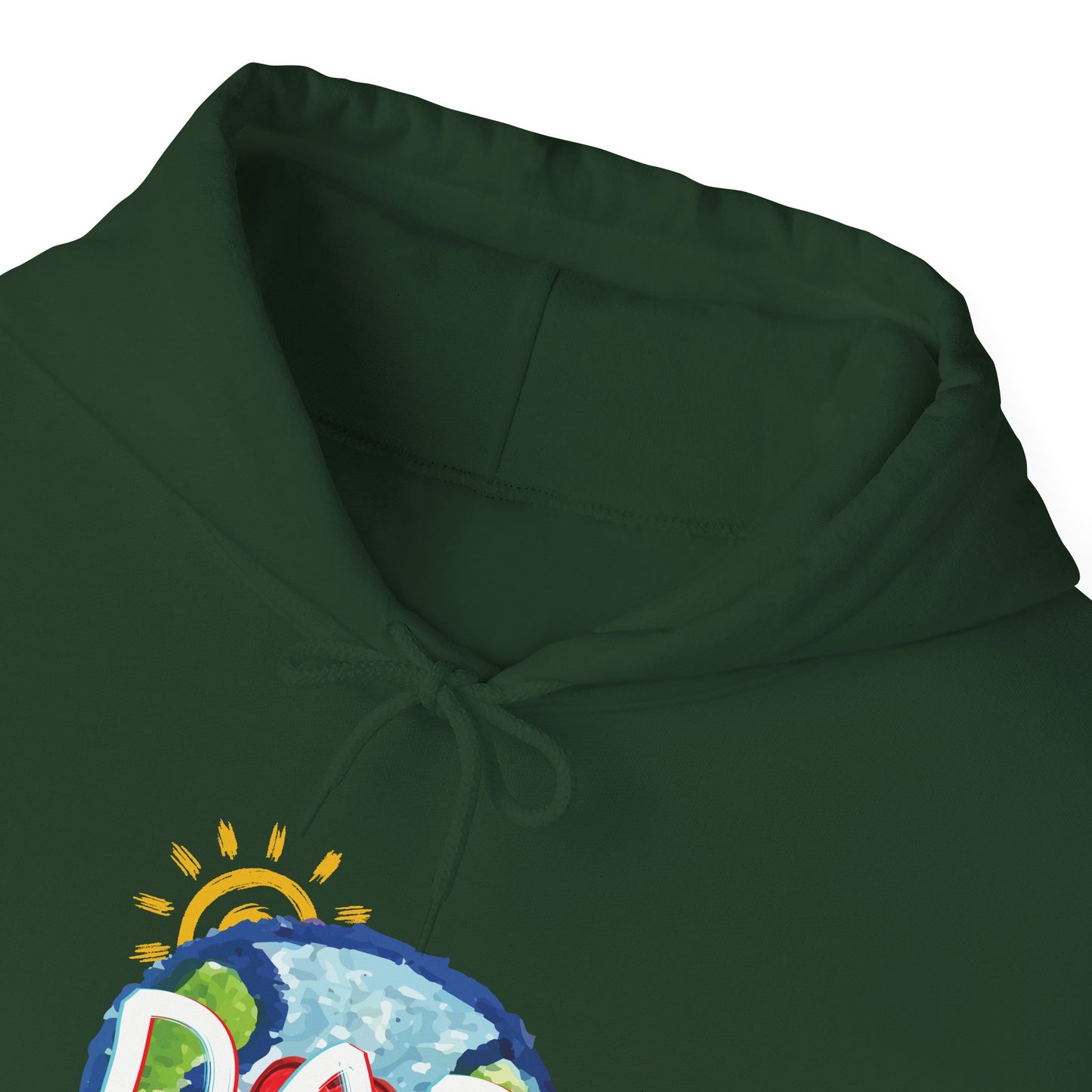 DAD Hooded Sweatshirt - Whole World Sun Moon & Stars Heart Love Fathers Day Gift for Men