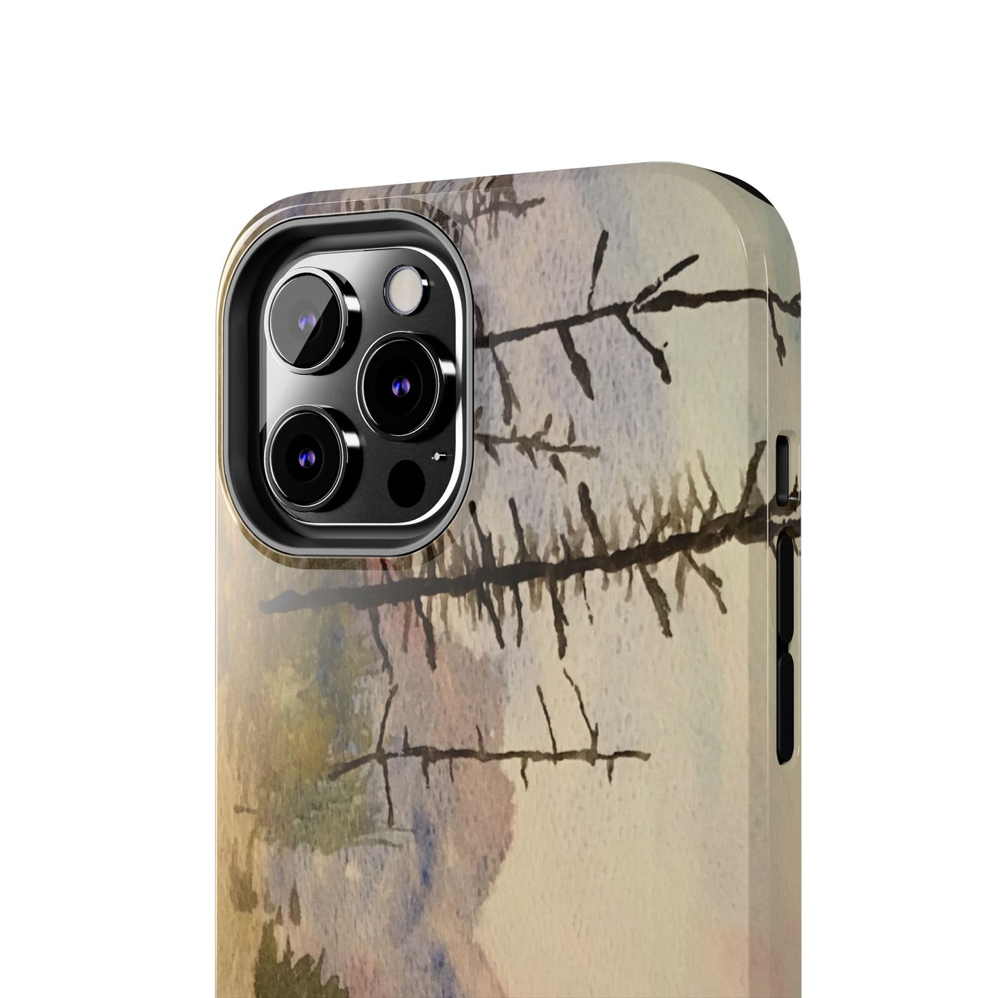 Glacier National Park After Fire Tough Phone Cases, iPhone & Samsung cases, wireless charging, mountains, nature, original artwork, gifts