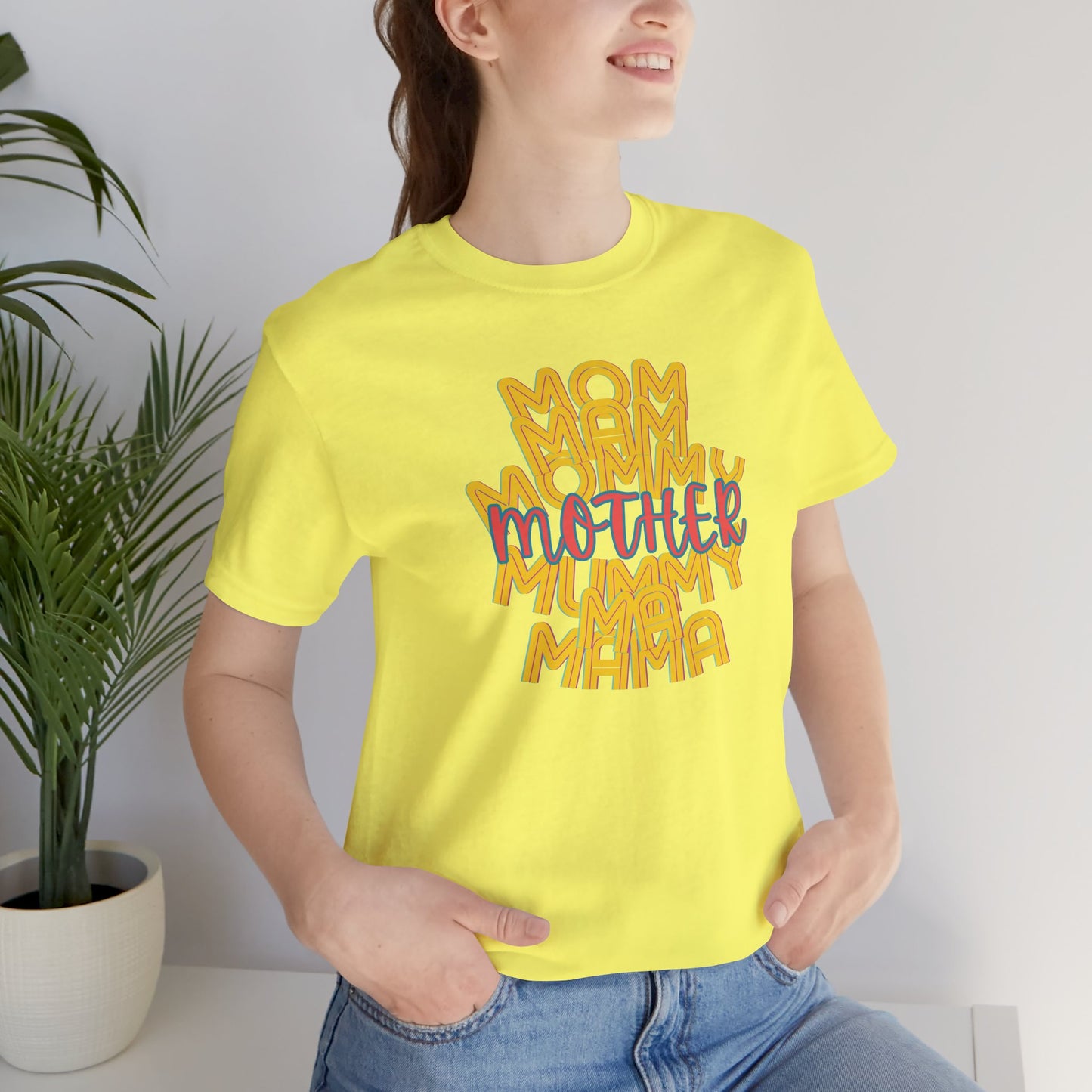 Mother Unisex Tee, Mom Mommy Ma Mam Mama Mummy, Love, Mothers Day, Gifts for Women, Comfy, Soft, Gender Neutral, Short Sleeves