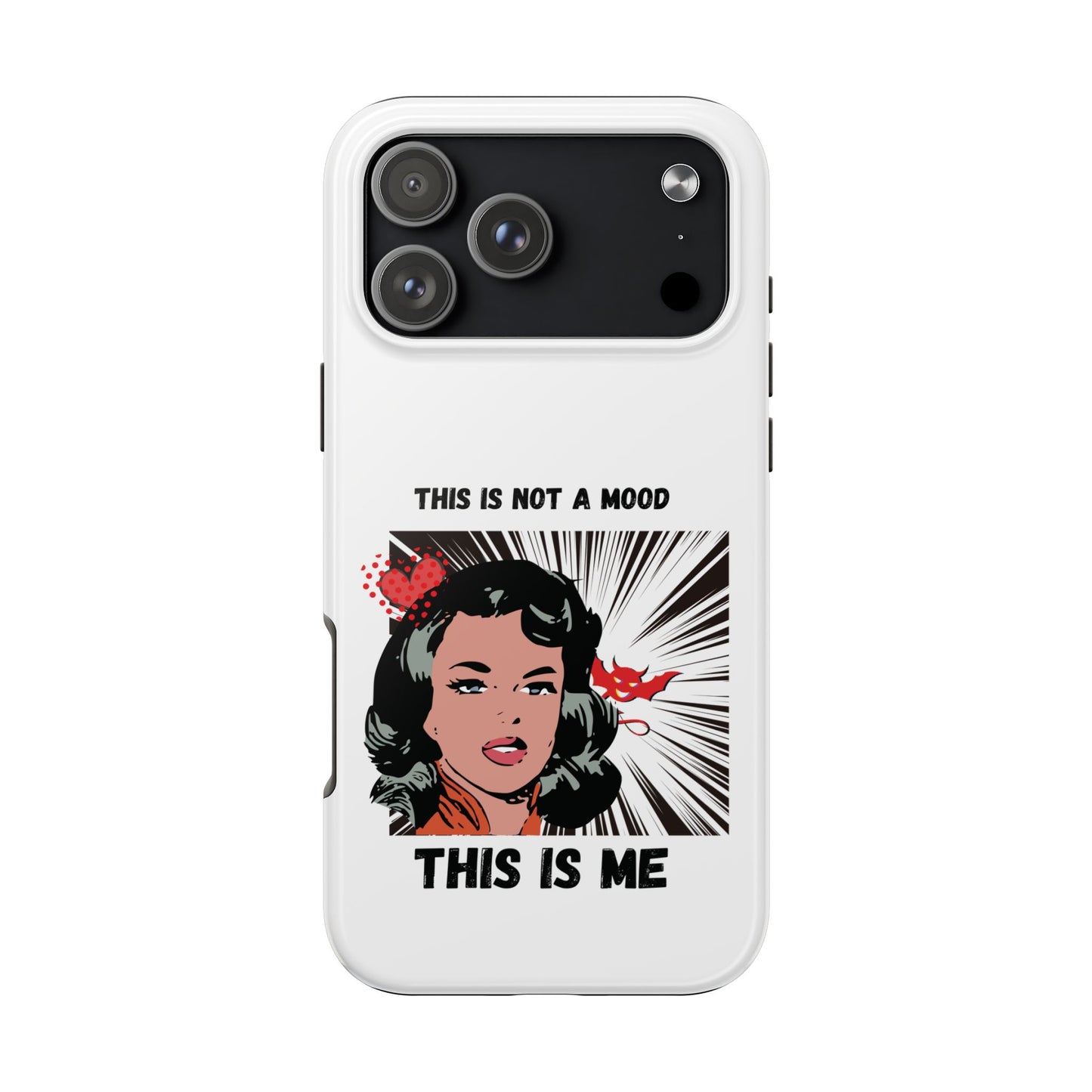 This is Not a Mood Tough Phone Cases, iPhone & Samsung cases, wireless charging, attitude, snarky, fun, gifts for women, gifts for friends