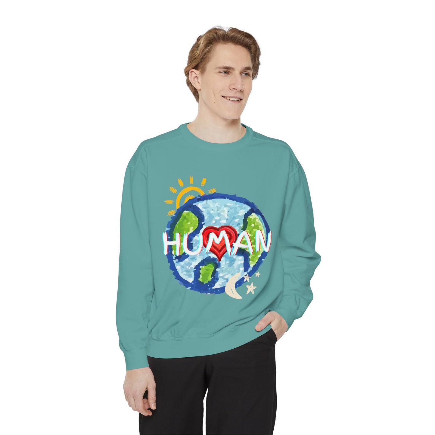 Human World Graphic Unisex Sweatshirt