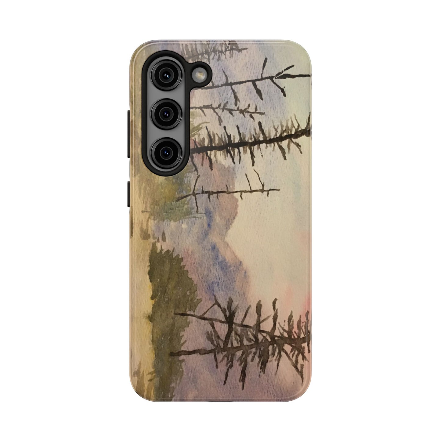 Glacier National Park After Fire Tough Phone Cases, iPhone & Samsung cases, wireless charging, mountains, nature, original artwork, gifts