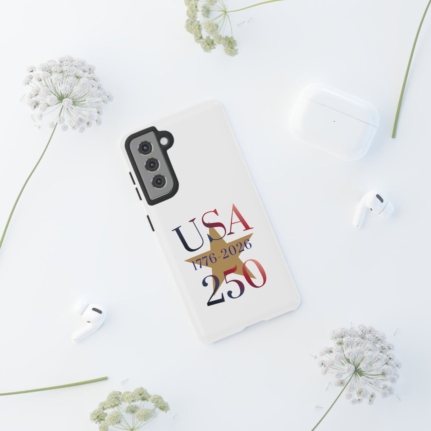 USA 250 Phone Case — 1776–2026 Bicentennial Celebration Protective Case