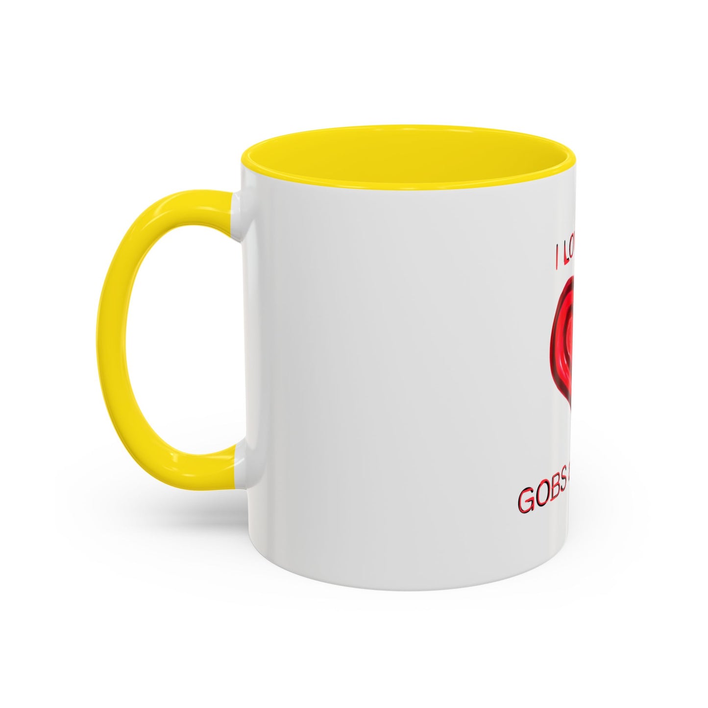 Coffee Mug - Heart I Love You Gobs and Gobs - Romantic Valentine's Day Tea Cup - Family Love
