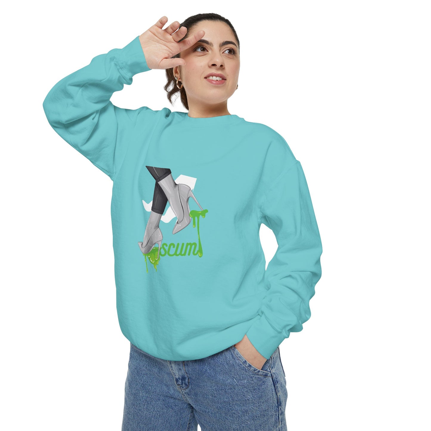 High Heels Dripping Scum Unisex Sweatshirt