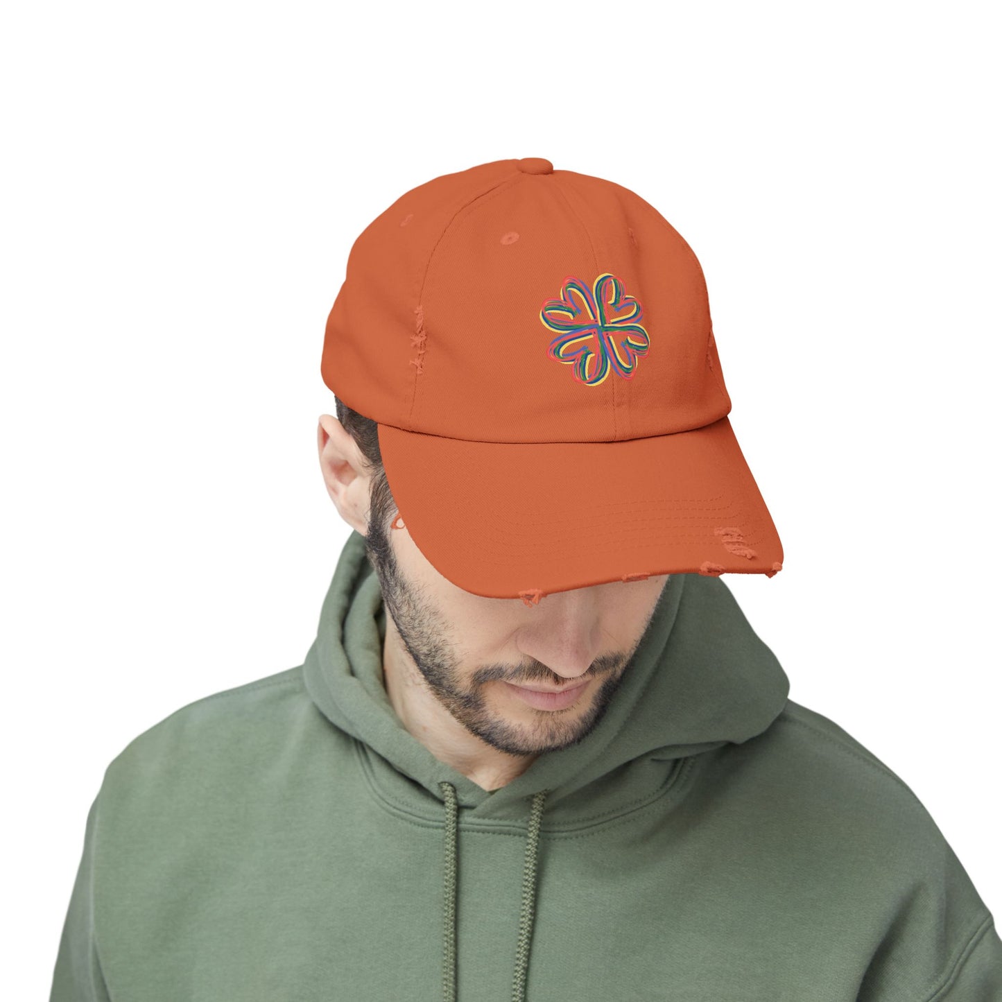 Floral Design Cap