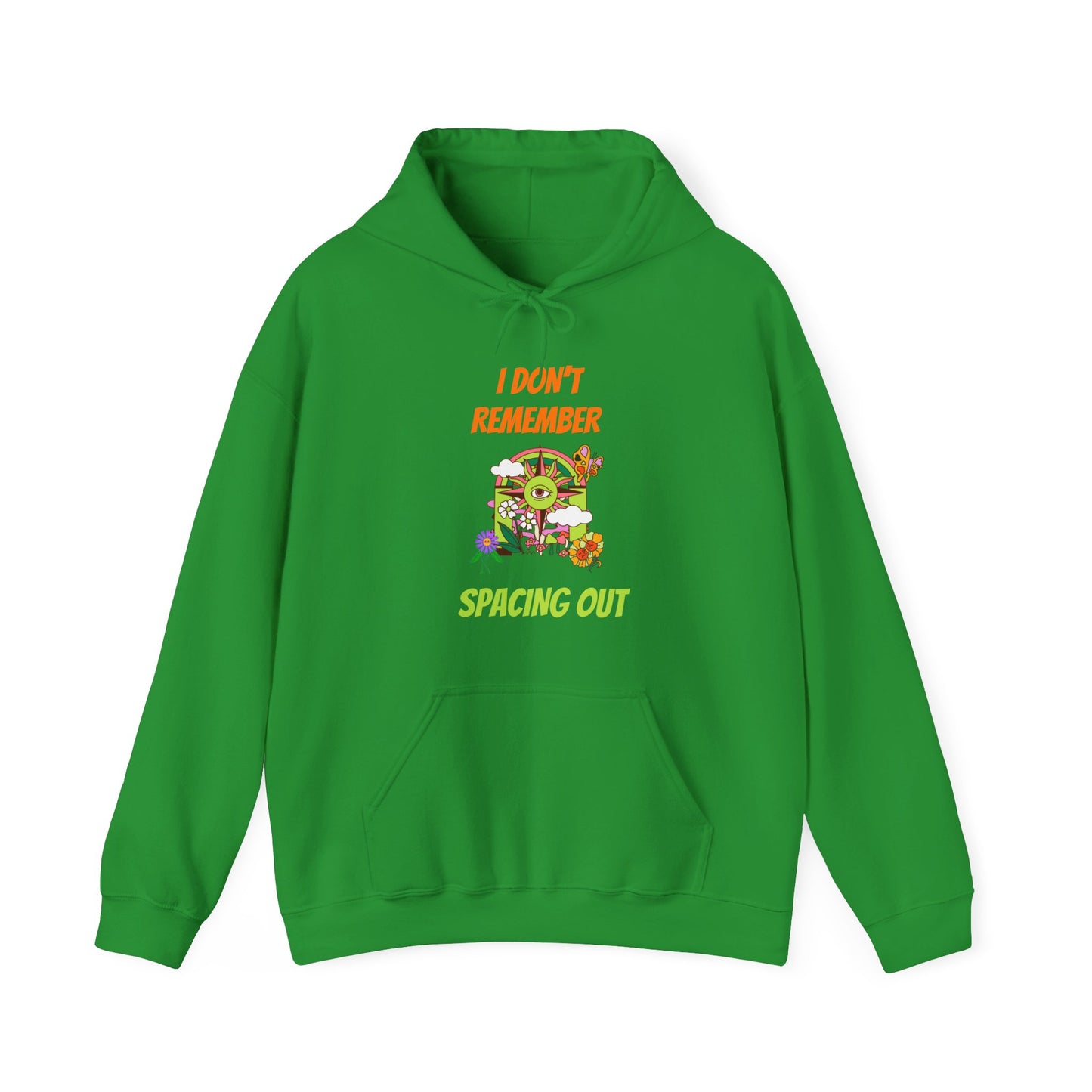 I Dont Remember Spacing Out Unisex Heavy Blend™ Hooded Sweatshirt, funny shirts, hoodies, gifts for friends, gender neutral, graphic art