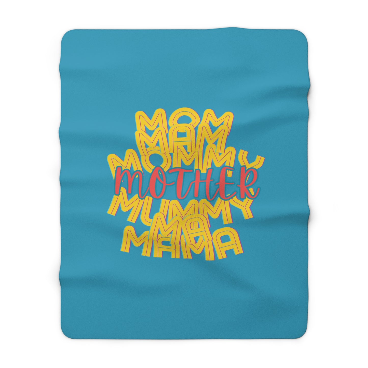 Mother Sherpa Fleece Blanket, Mom Mommy Ma Mam Mama Mummy, Love, Mothers Day, Gifts for Women, Comfy, Soft, Home Decor, Throw, 50x60 60x80