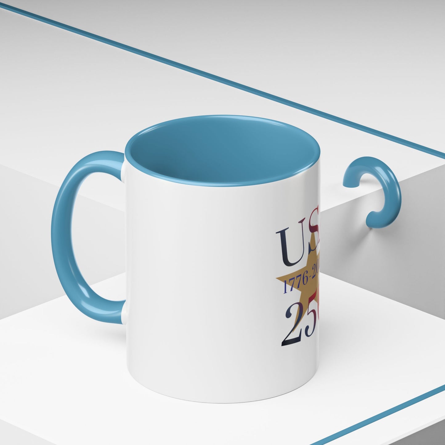 USA 250th Anniversary 1776 Accent Coffee Mug (11/15 oz)