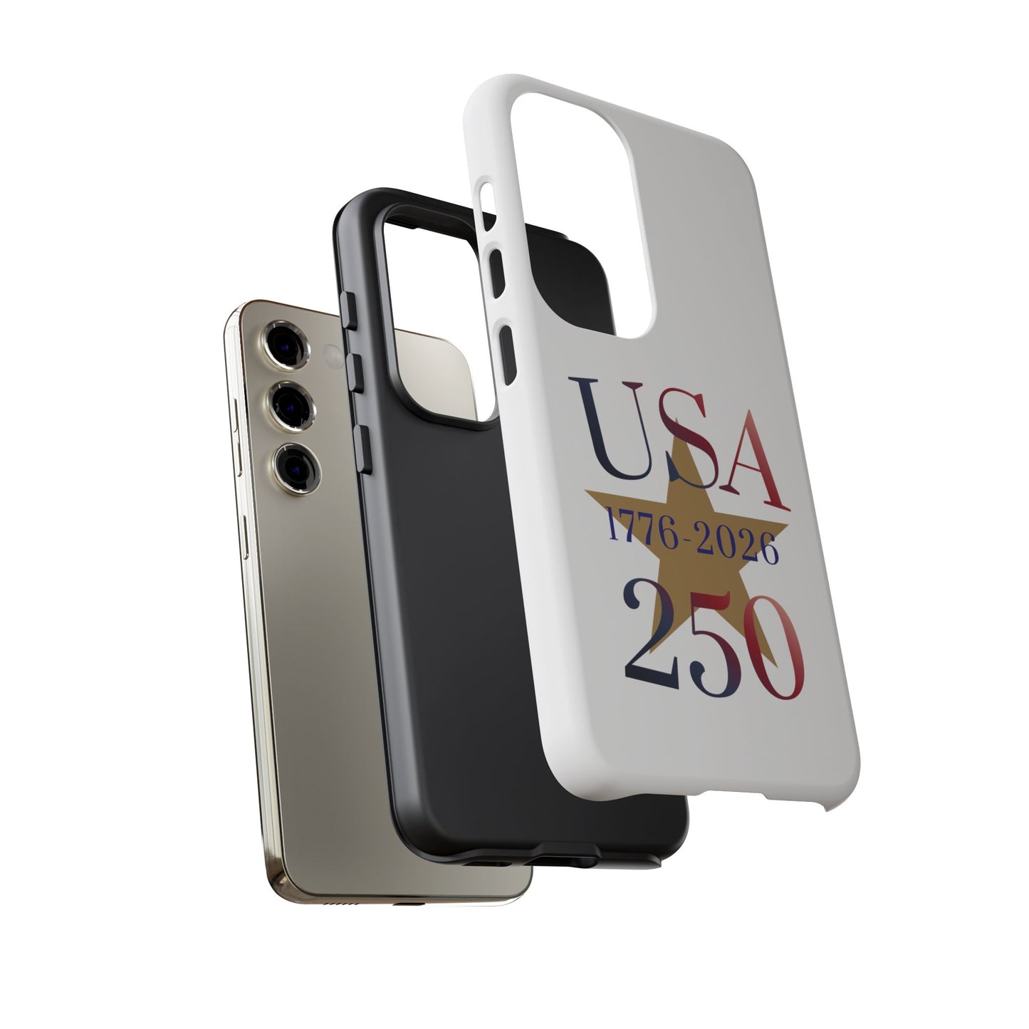 USA 250 Phone Case — 1776–2026 Bicentennial Celebration Protective Case