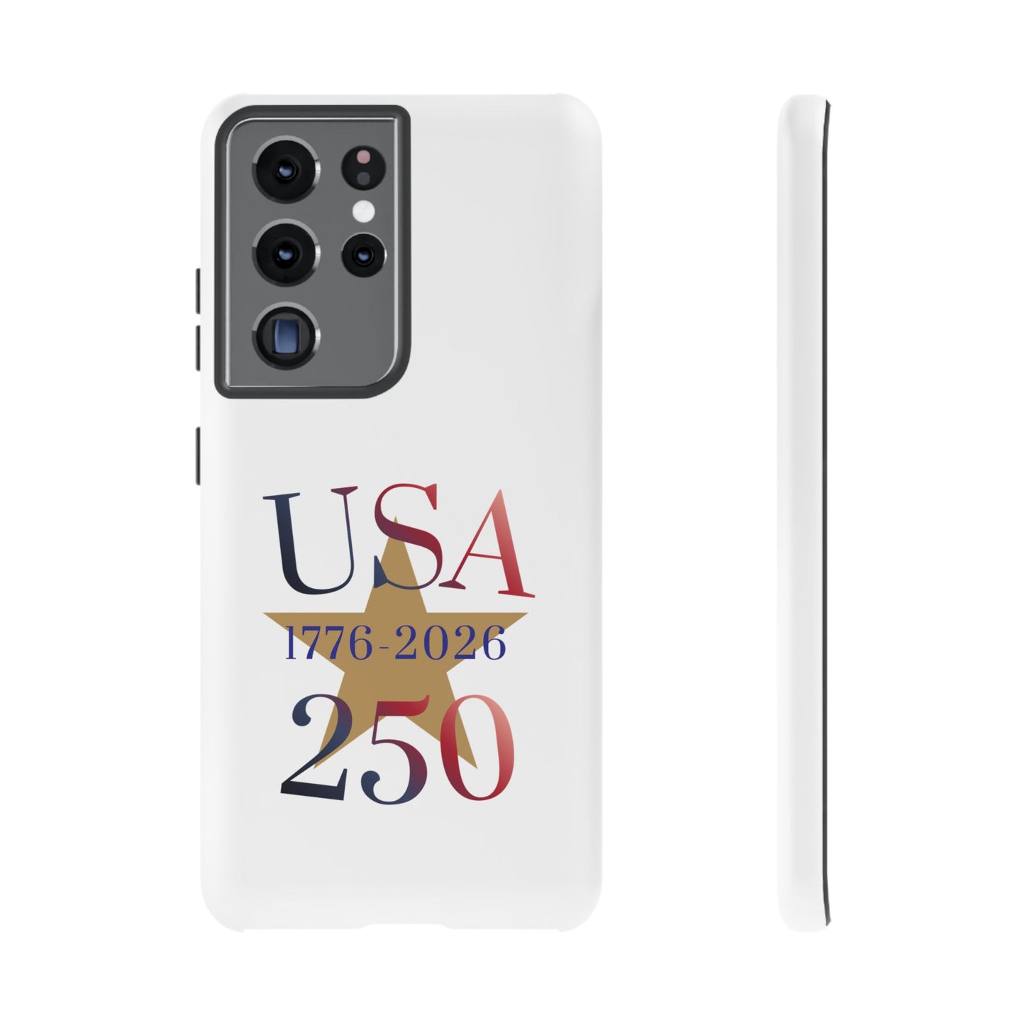 USA 250 Phone Case — 1776–2026 Bicentennial Celebration Protective Case