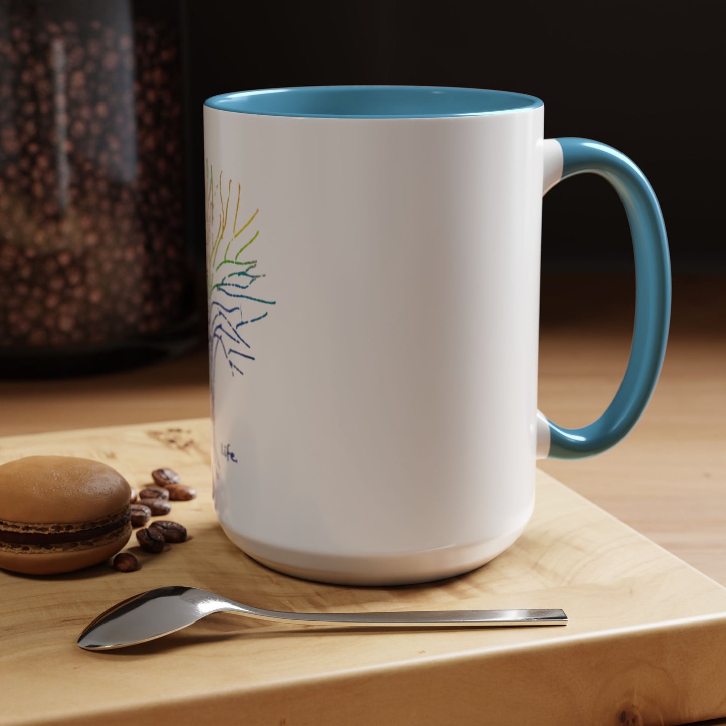 Rainbow Tree Coffee Mug, It’s Just Life