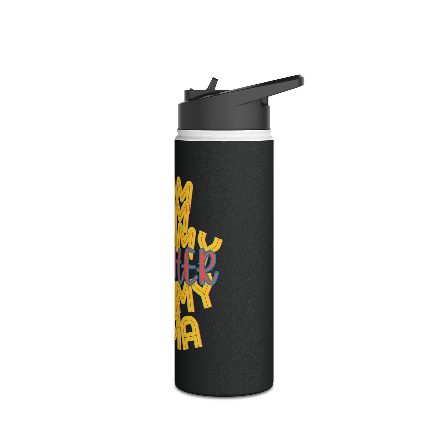 Mother Stainless Steel Water Bottle, Mom Mommy Ma Mam Mama Mummy, Love, Mothers Day, Gifts for Women, Exercise, Eco Friendly, Gender Neutral