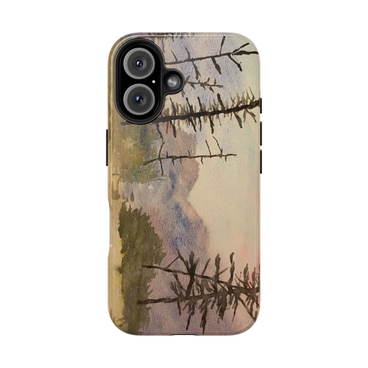 Glacier National Park After Fire Tough Phone Cases, iPhone & Samsung cases, wireless charging, mountains, nature, original artwork, gifts
