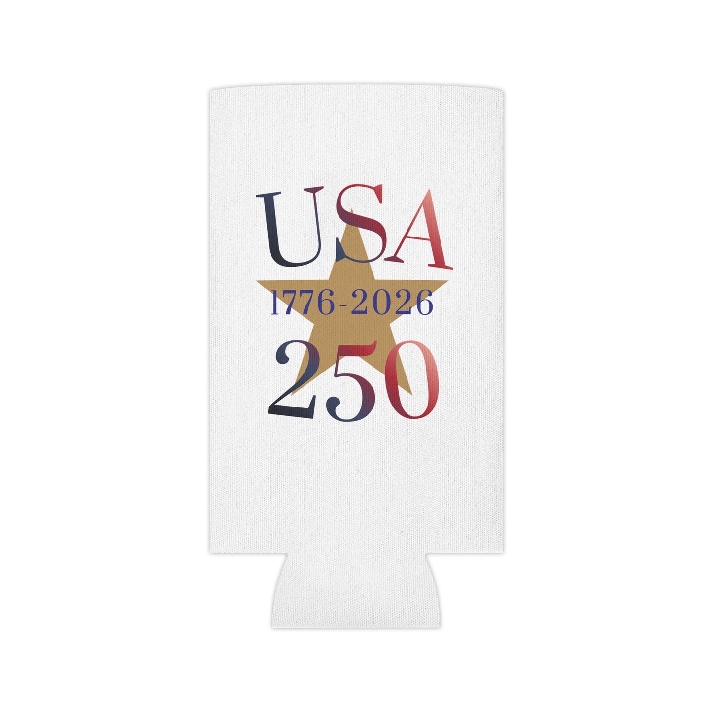 USA 250 Can Cooler – 1776-2026 Centennial Patriotic Koozie
