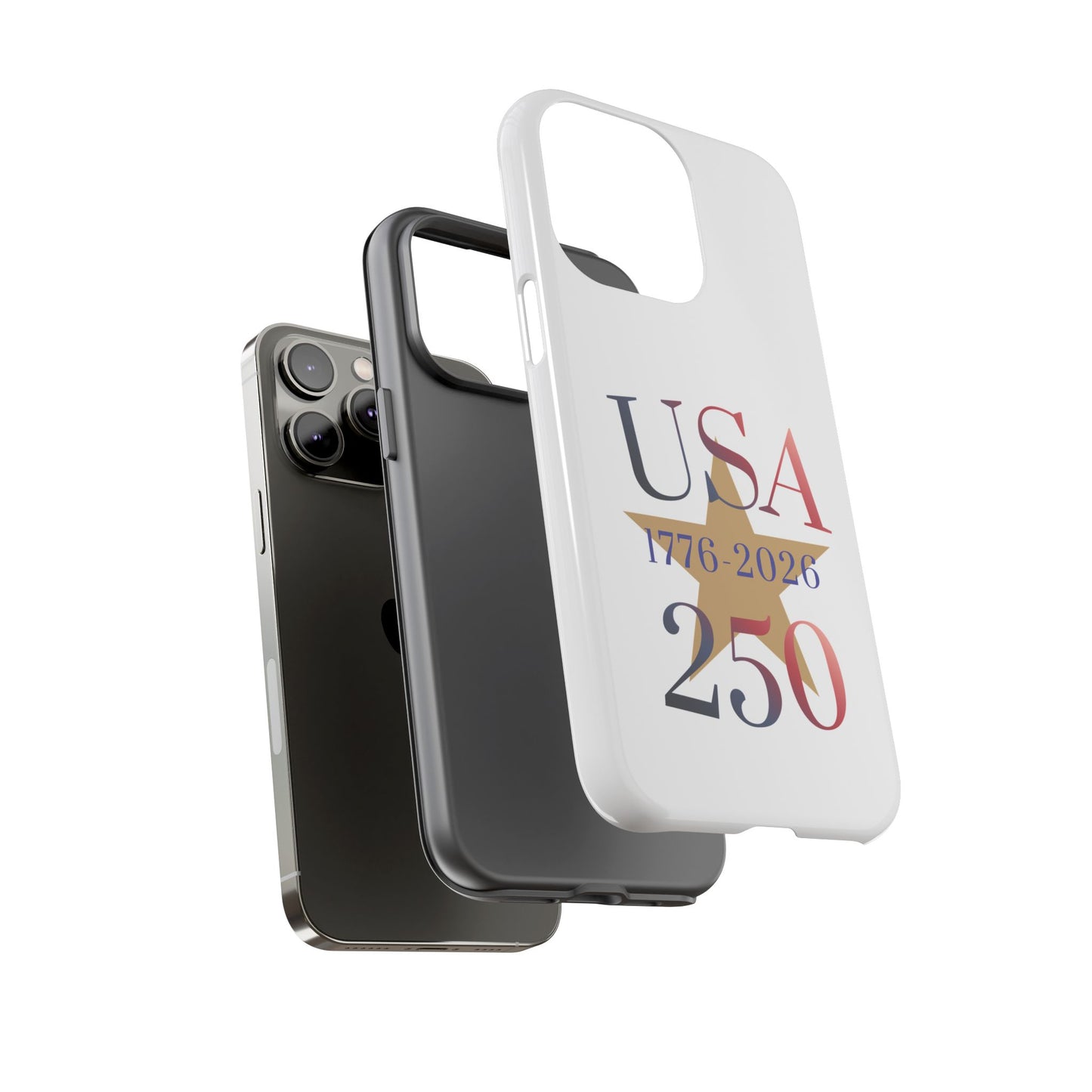USA 250 Phone Case — 1776–2026 Bicentennial Celebration Protective Case
