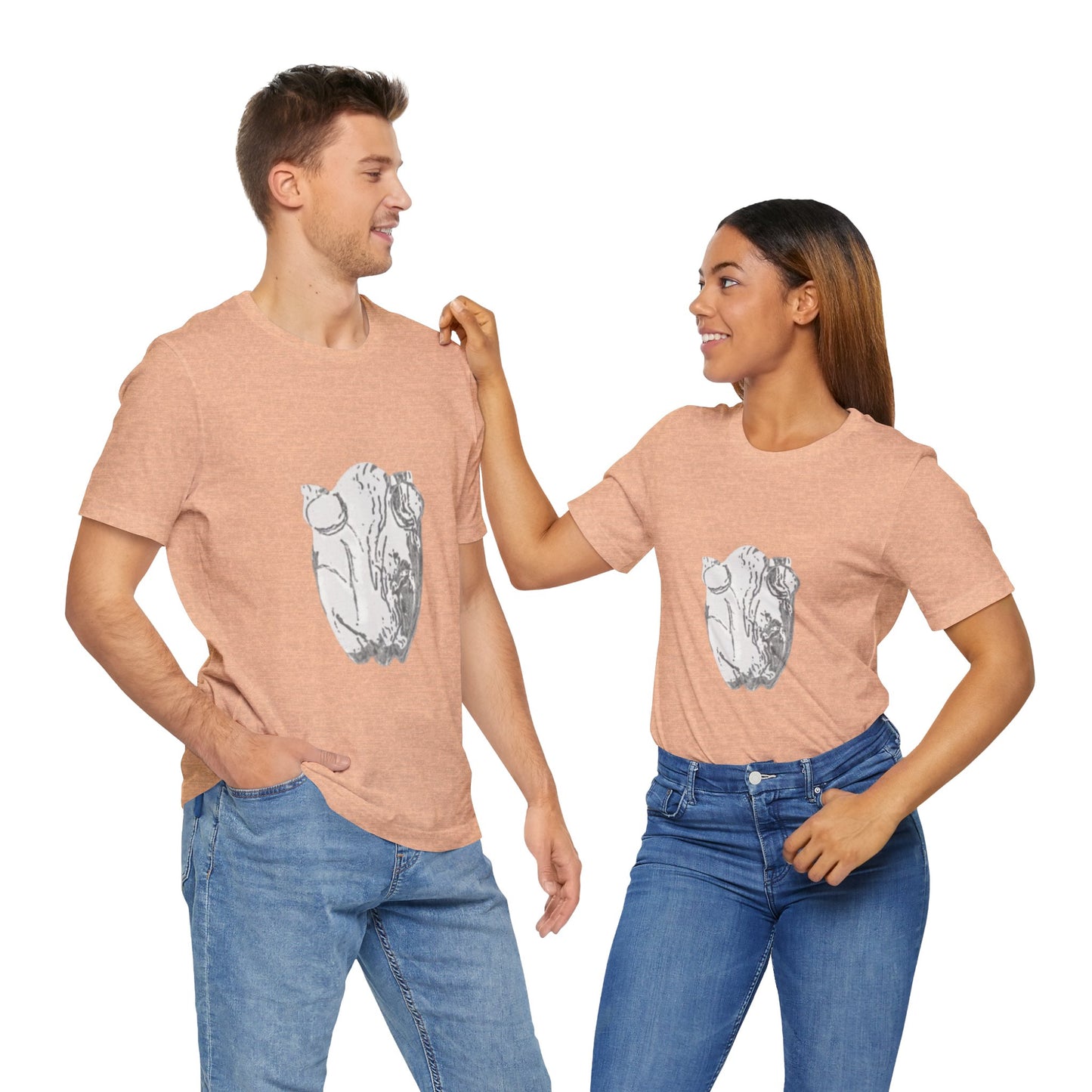 White Frog Unisex Tee - Nature and Animals Gender Neutral T-Shirt