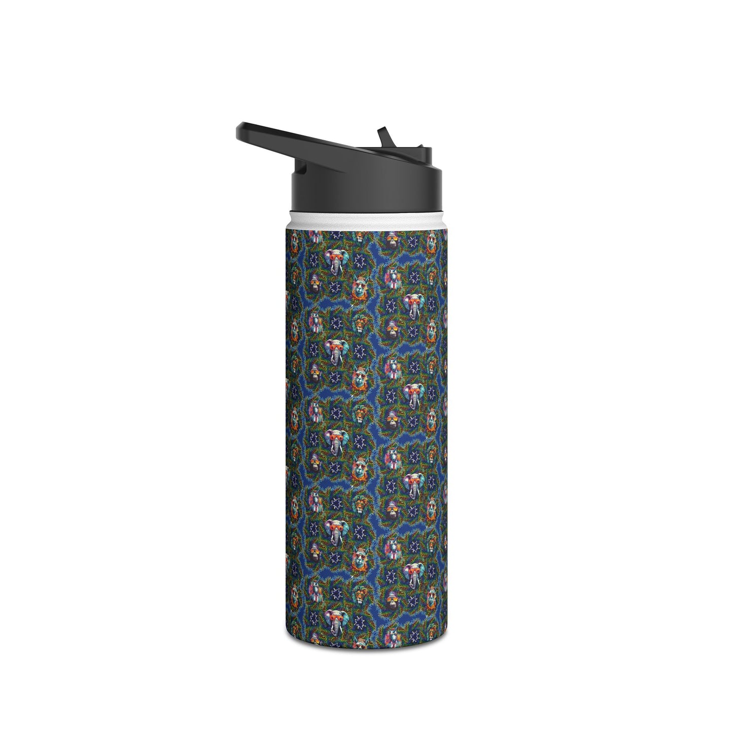 Water Bottle, Wild & Cool Creatures Design, BPA-Free, Eco-Friendly, Kids Gift