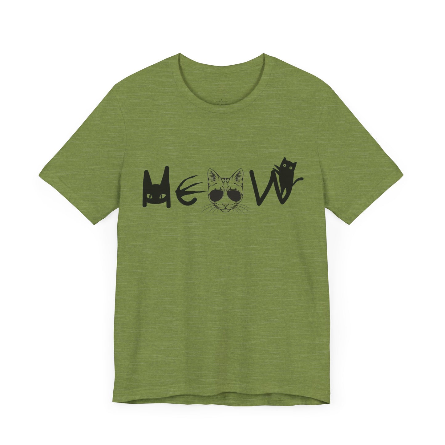 Meow Unisex Tee - Cats, Sassy, Fun Shirt for Halloween or Election Gift