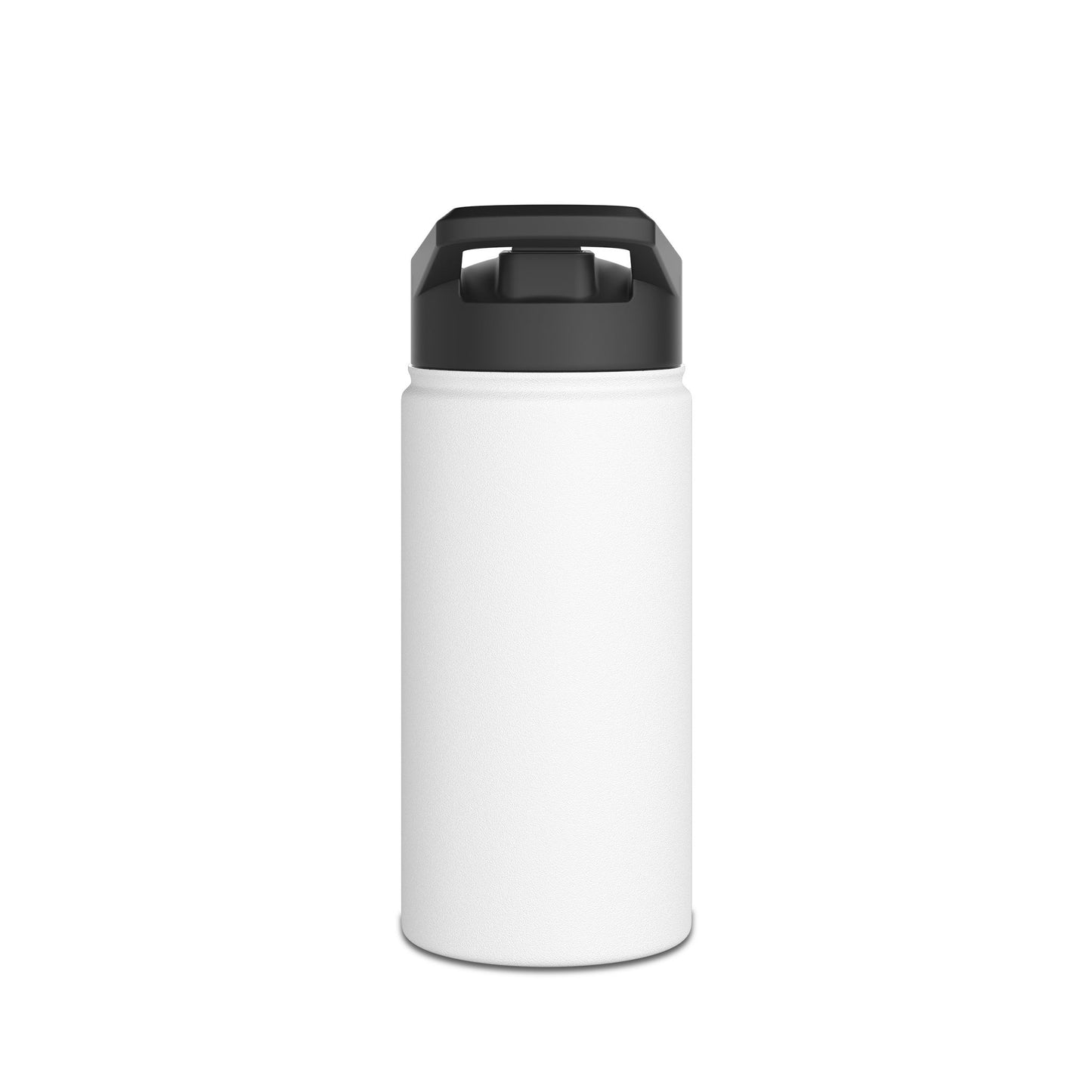 Boogie White Stainless Steel Water Bottle, Gender Neutral, Gift, Exercise Run Workout, Eco BPA-free, Women Men Teens Gift Birthday Christmas