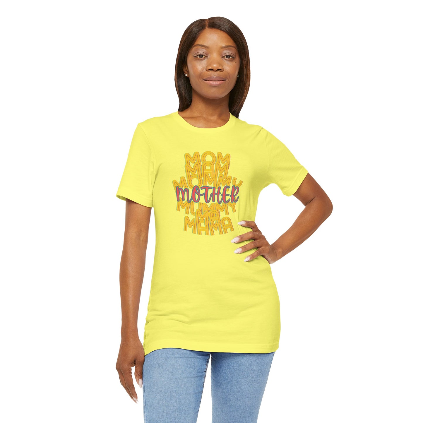 Mother Unisex Tee, Mom Mommy Ma Mam Mama Mummy, Love, Mothers Day, Gifts for Women, Comfy, Soft, Gender Neutral, Short Sleeves