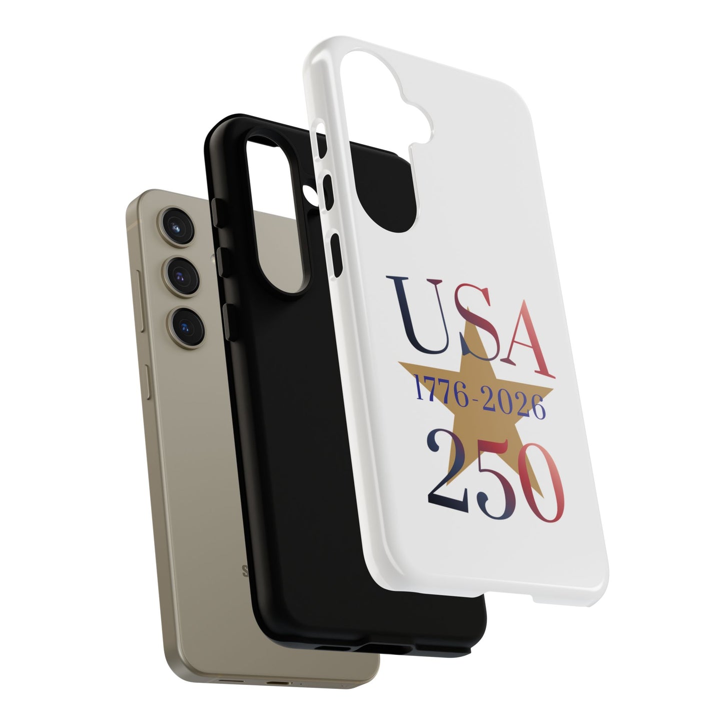 USA 250 Phone Case — 1776–2026 Bicentennial Celebration Protective Case