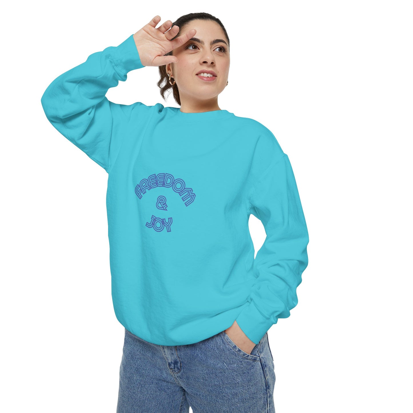 Freedom & Joy Unisex Sweatshirt - America Equality Love Election Gift Comfy
