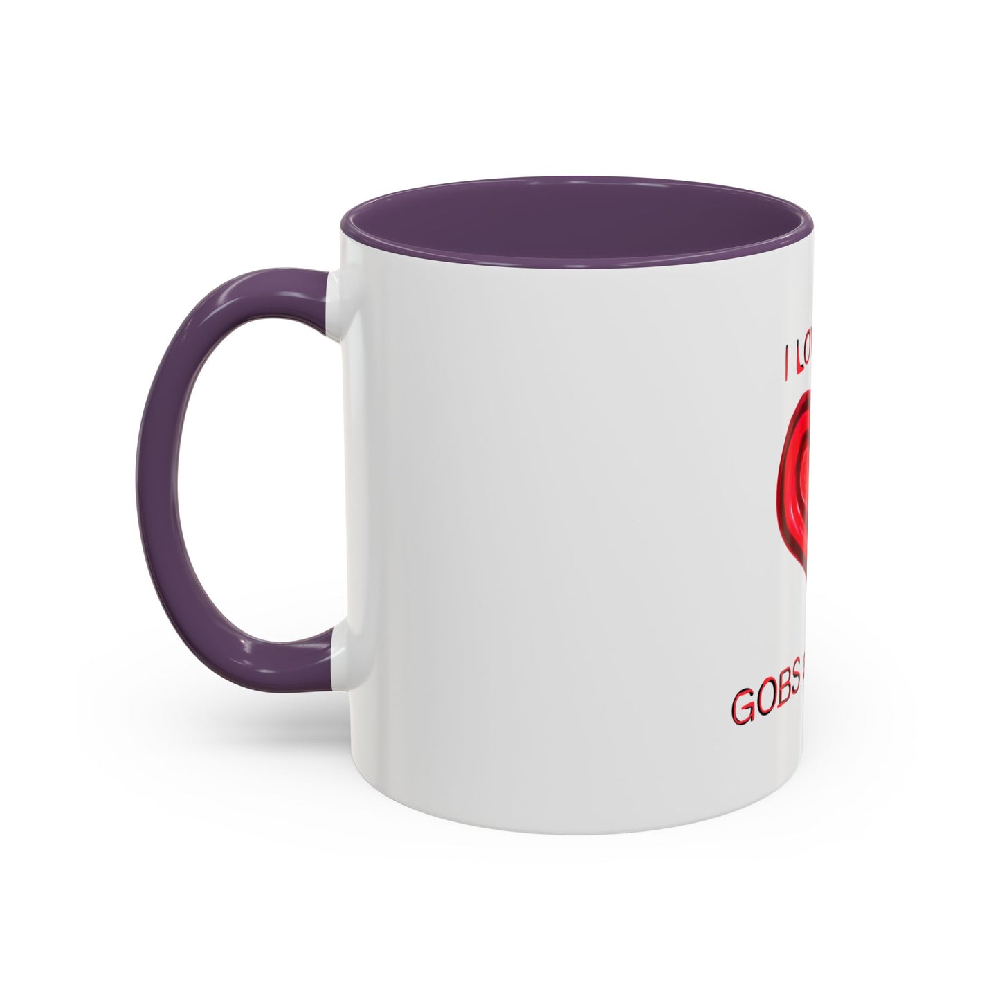 Coffee Mug - Heart I Love You Gobs and Gobs - Romantic Valentine's Day Tea Cup - Family Love