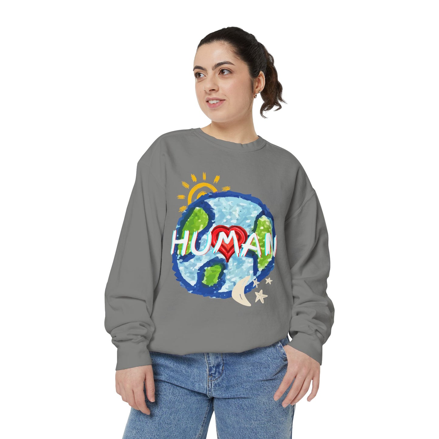 Human World Graphic Unisex Sweatshirt