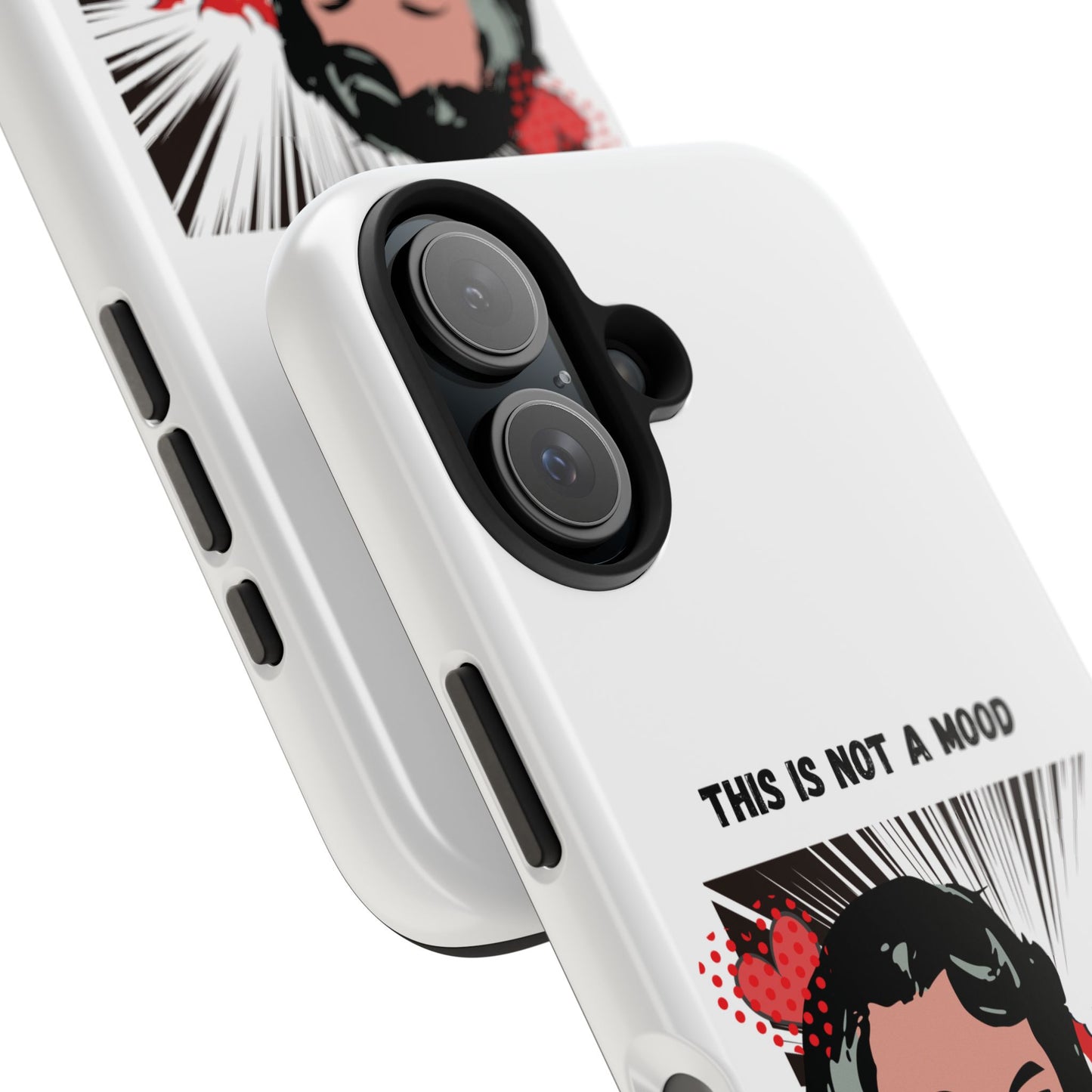 This is Not a Mood Tough Phone Cases, iPhone & Samsung cases, wireless charging, attitude, snarky, fun, gifts for women, gifts for friends