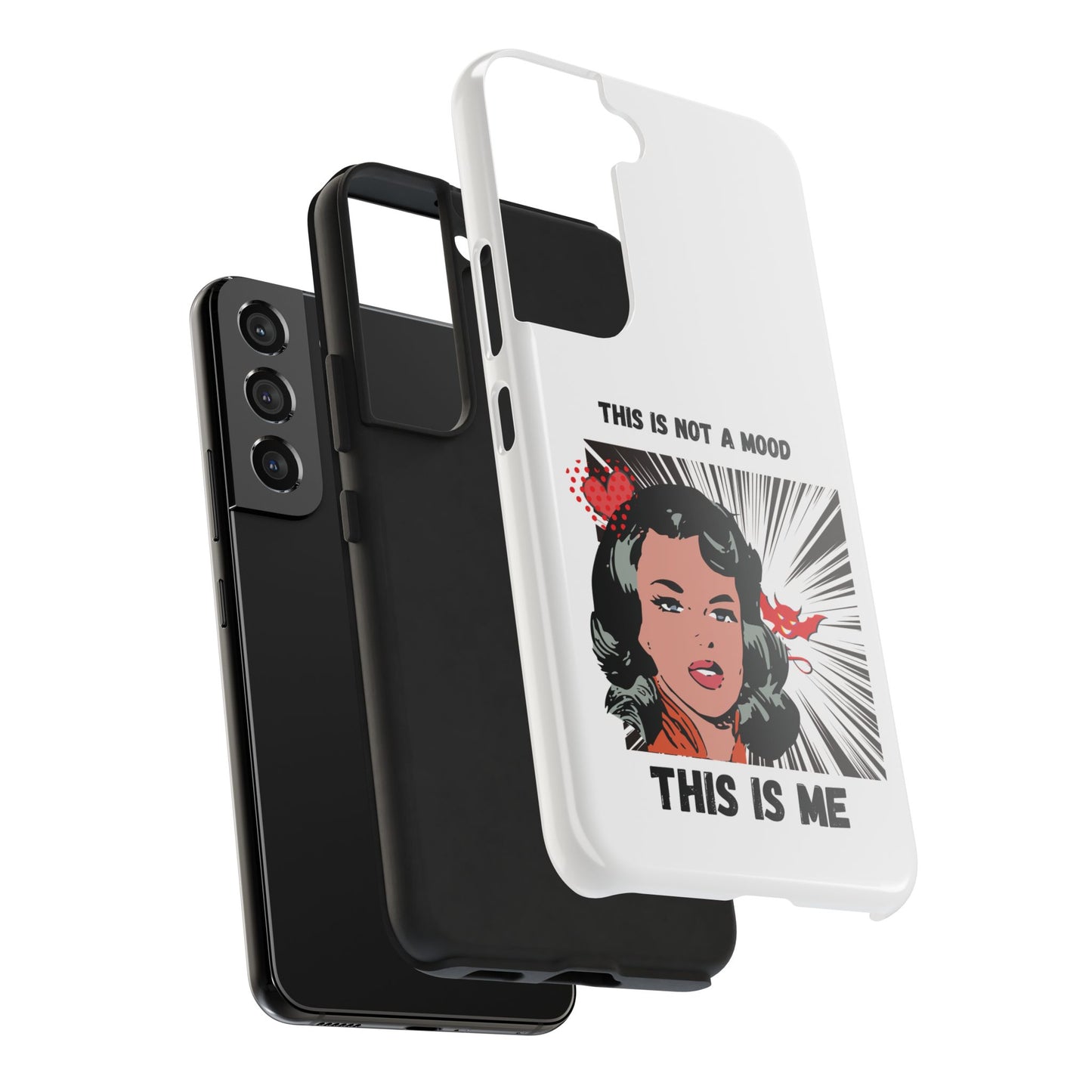 This is Not a Mood Tough Phone Cases, iPhone & Samsung cases, wireless charging, attitude, snarky, fun, gifts for women, gifts for friends