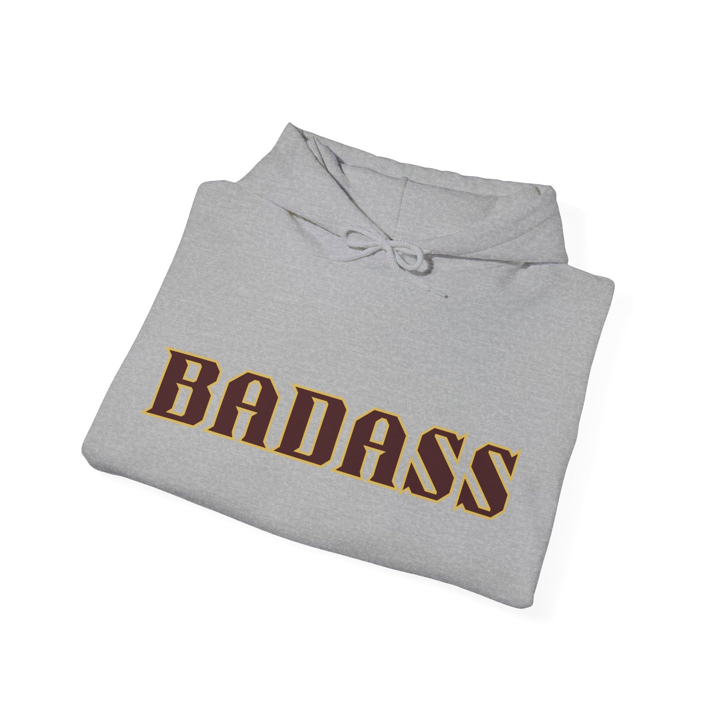 Badass Unisex Heavy Blend™ Hooded Sweatshirt, funny, strong, hoodies, gifts for friends, gender neutral, personality, attitude, warm, soft