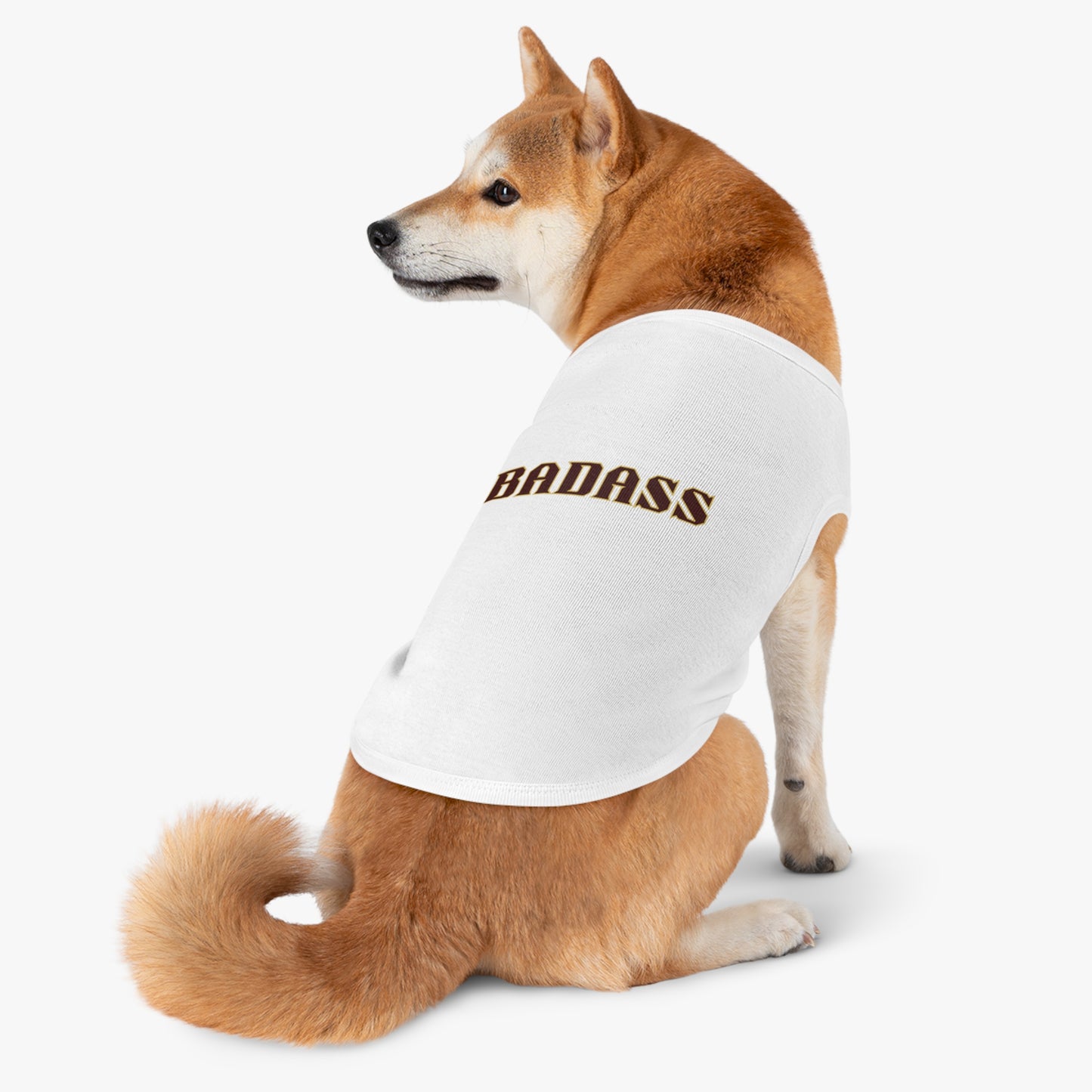 Badass Pet Tank Top, funny, snarky, attitude, bold, dog clothes, gifts, pet fashions, furry friends, cotton, dog shirts, cat shirts
