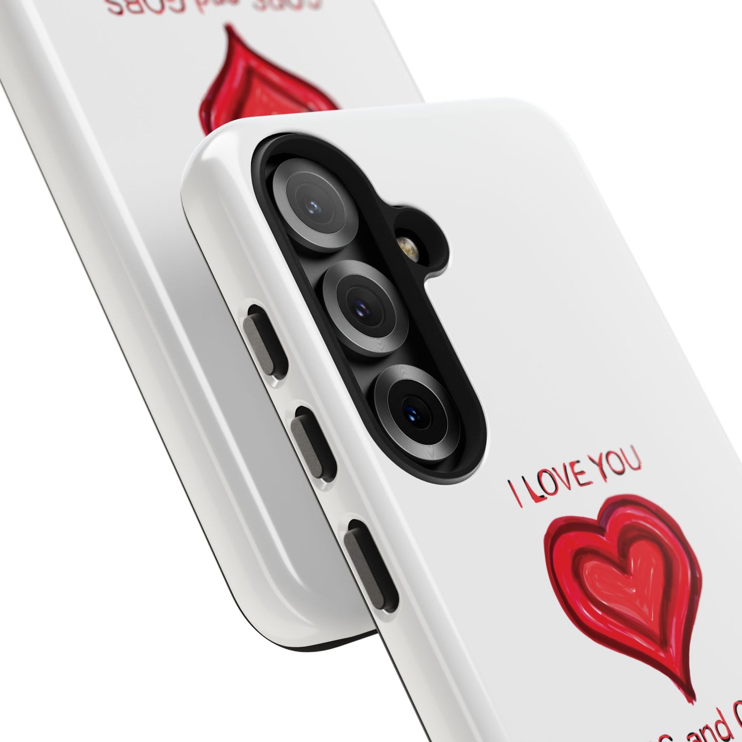 Heartfelt I Love You Gobs and Gobs Tough Phone Cases, iPhone & Samsung Cases, Wireless Charging, Gender Neutral Gifts, Valentines, Christmas