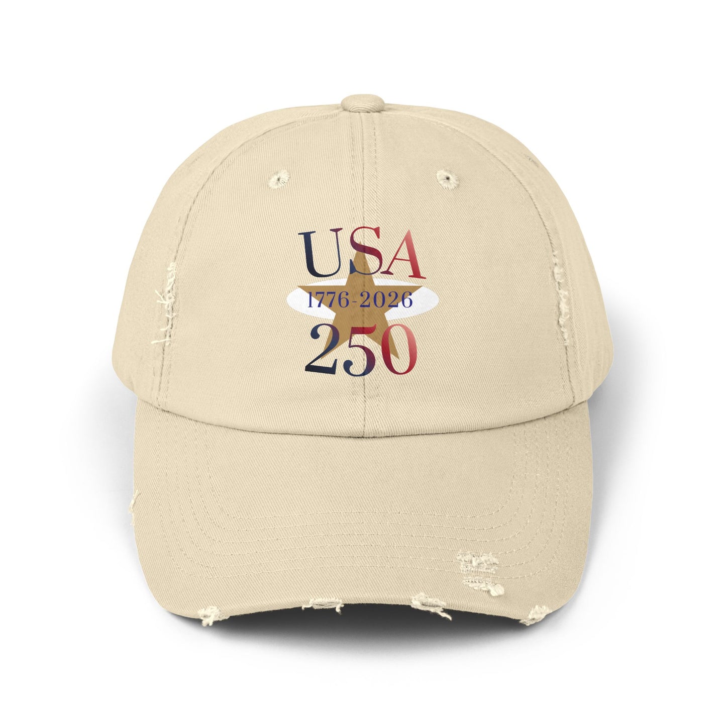 USA 250th Anniversary 1776 Distressed Cap