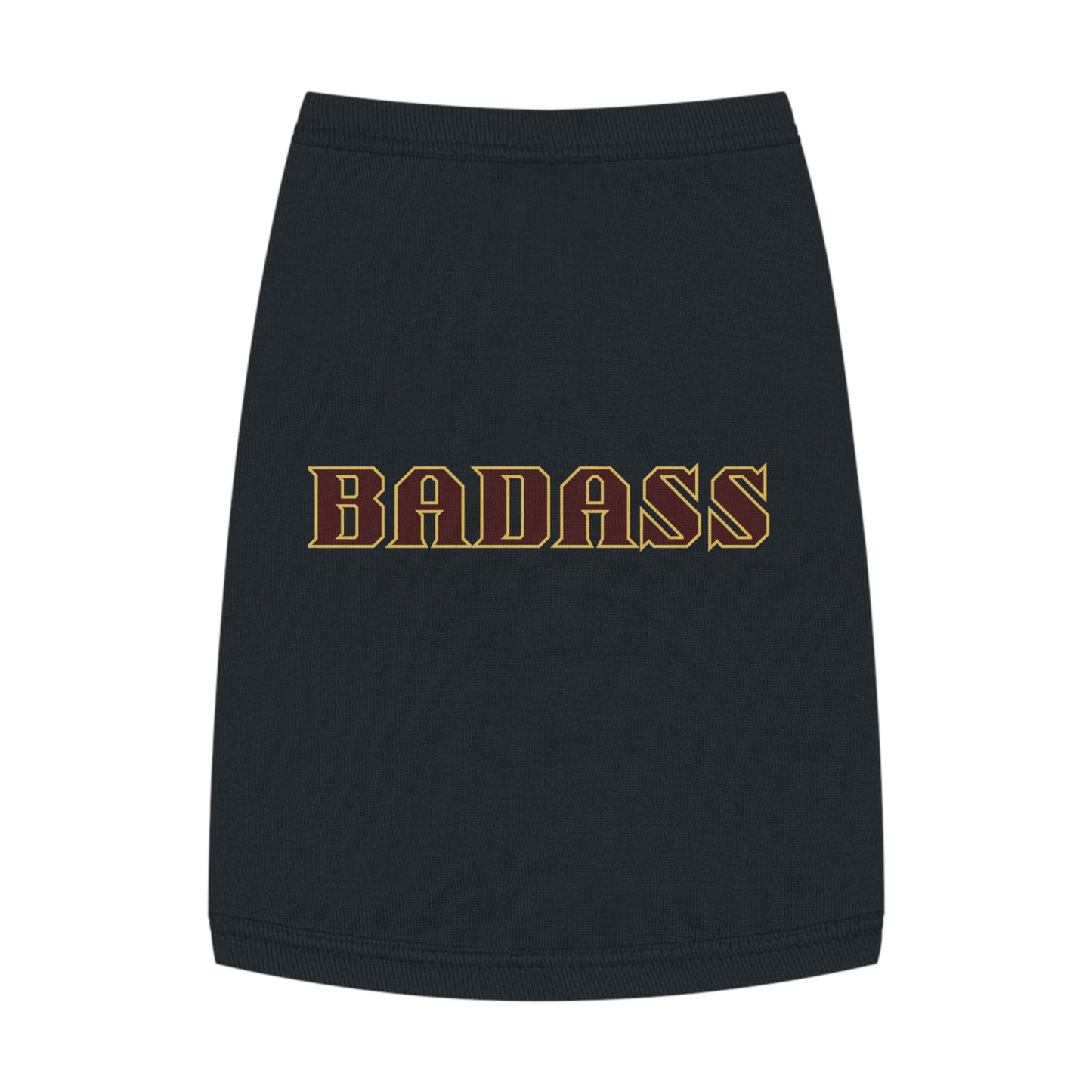 Badass Pet Tank Top, funny, snarky, attitude, bold, dog clothes, gifts, pet fashions, furry friends, cotton, dog shirts, cat shirts