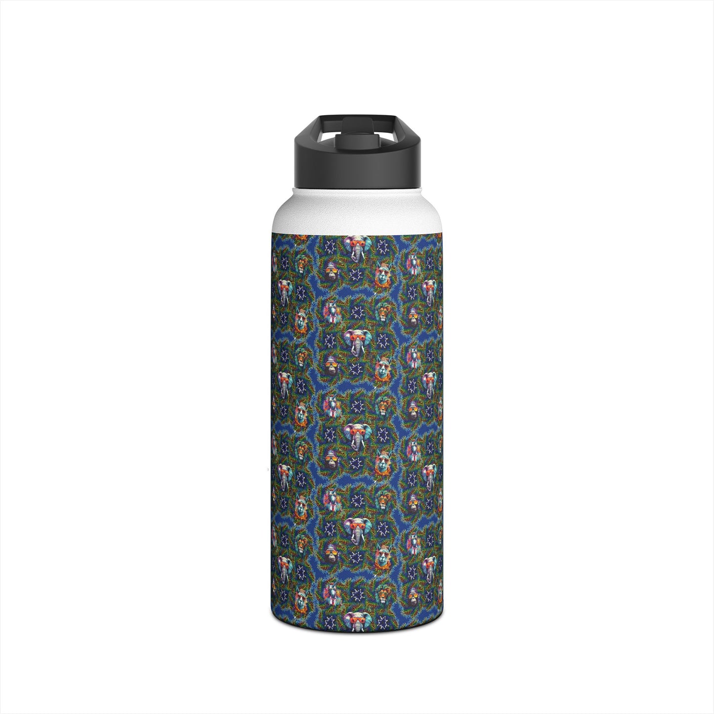 Water Bottle, Wild & Cool Creatures Design, BPA-Free, Eco-Friendly, Kids Gift